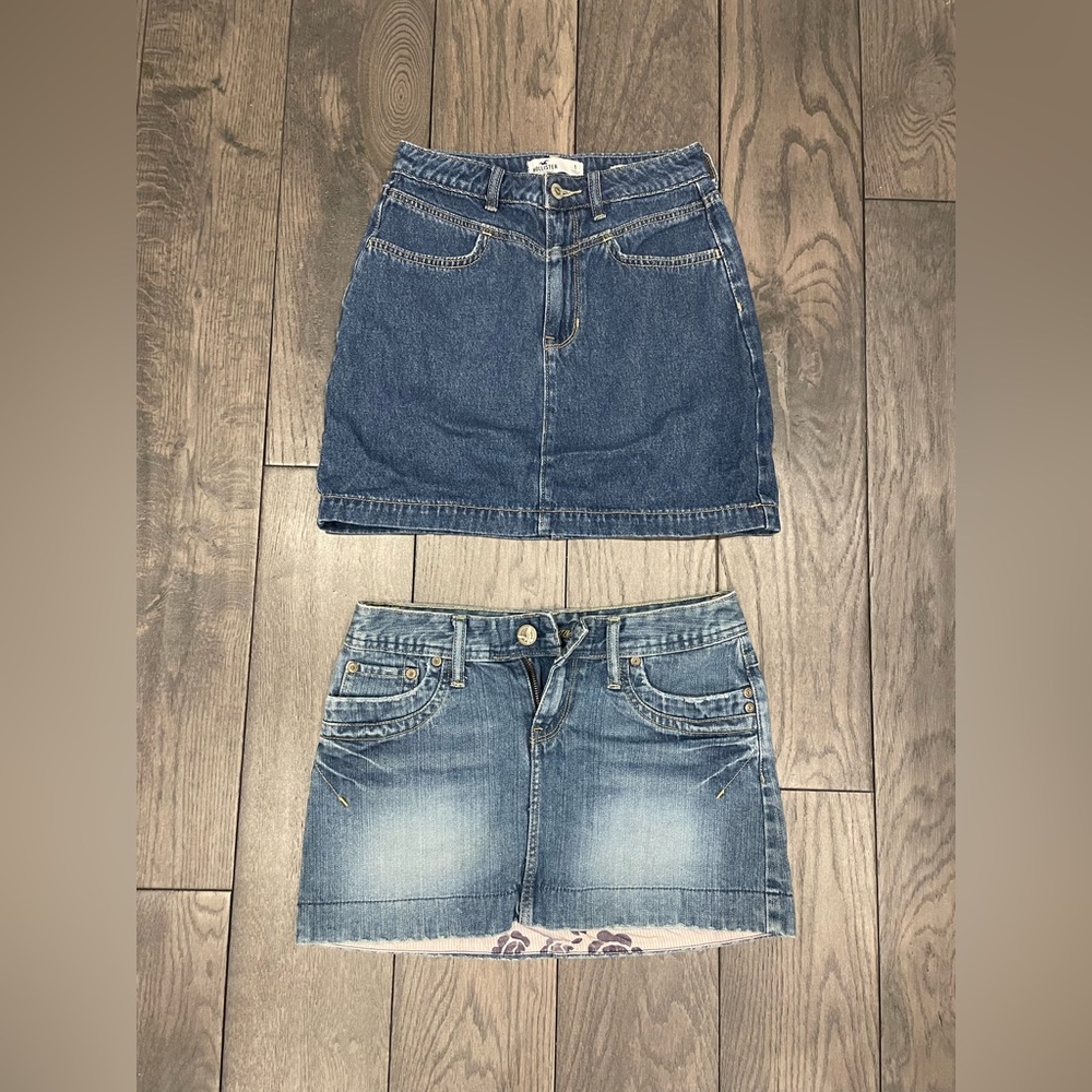 HOLLISTER / AMERICAN EAGLE JEAN SKIRTS ($15 EACH)